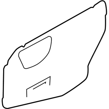 Nissan 82861-1KA0A Seal Rear Door