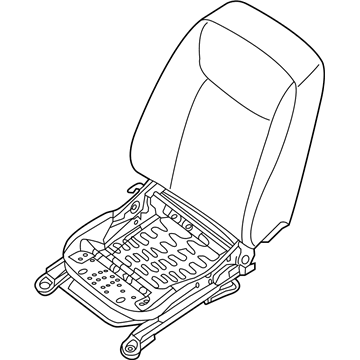 Nissan 87154-3NF1B Frame&ADJUSTERASSY-FRONTSEAT