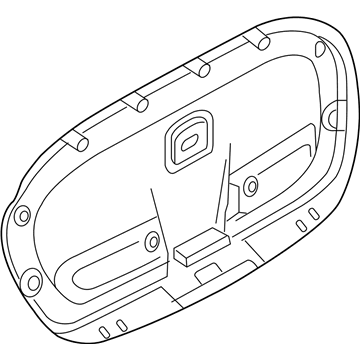 Nissan 84966-1GR0A Finisher-Trunk Lid