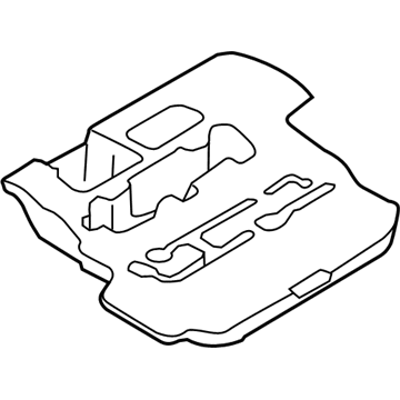 Nissan 84985-1GR0A Box Assy-Luggage Floor,Center