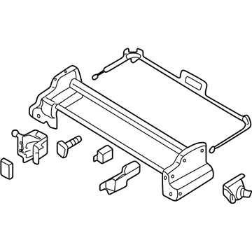 Nissan 89110-2Z301 Leg-3RD Seat