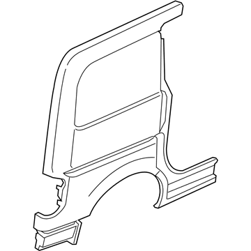 Nissan G8101-3LMMC Fender Rear LH