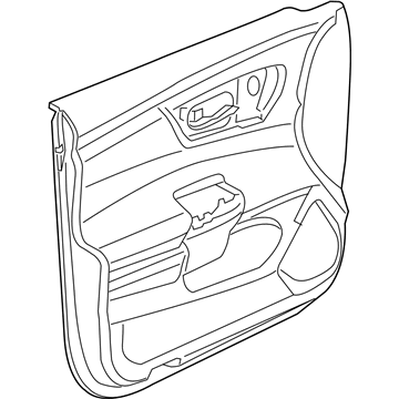 Nissan 80901-9HS1A Finisher Assy-Front Door,LH