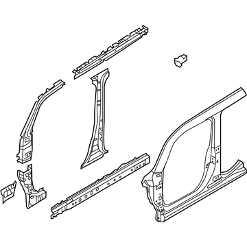 Nissan G6030-1FCMA Body Assembly-Side RH