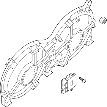 2024 Nissan Pathfinder A/C Condenser Fan - 62382-6TA0B