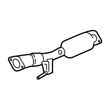 Nissan 200A0-9HH0A TUBE-EXHAUST,FRONT W/CATALYST CONVERTER