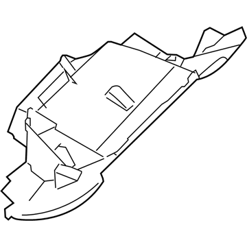 Nissan 68108-7Y002 Panel-Instrument Lower,Assist