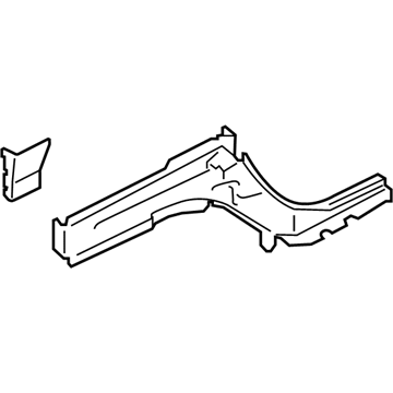 Nissan 75130-1KA0A Plate-Closing,Front Side Member RH