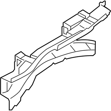 Nissan F4181-1KAMA Reinforcement-HOODLEDGE LH