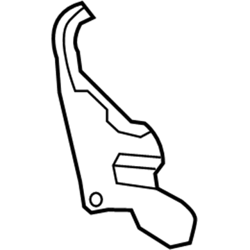 Nissan 87372-1KA2A FINISHER-Cushion, Front Seat LH Rear