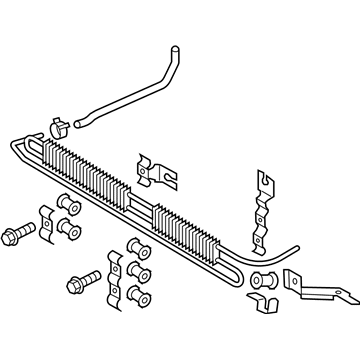 Nissan 49790-5ZM1C Oil Cooler Assy-Power Steering