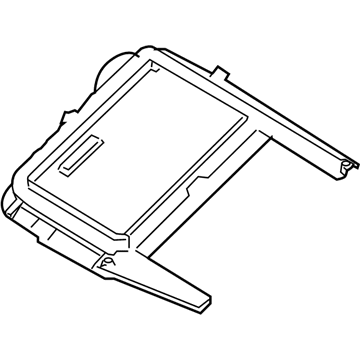 Nissan 91675-ZK01A Rail Assy-Sunroof Shade,2ND