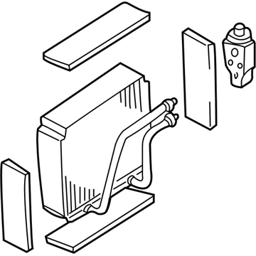 2001 Nissan Pathfinder Evaporator - 27280-0W012