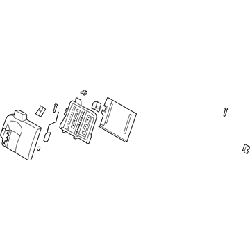 Nissan 88600-JM01A Back Assy-Rear Seat