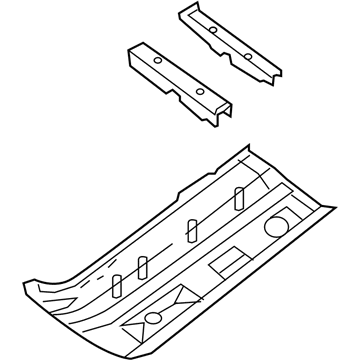 Nissan Rogue Floor Pan - G4321-1VKMA