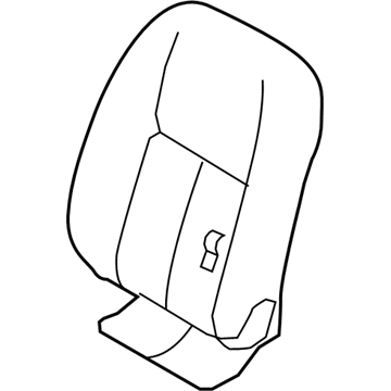 Nissan 87650-EZ11A Back-Seat LH