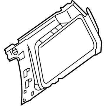 Nissan 76650-EA530 Side Panel-Inner,Rear RH