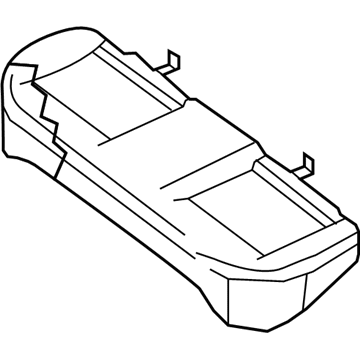 Nissan 88300-ET80C Cushion Assy-Rear Seat