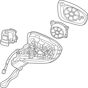 2023 Nissan ARIYA Car Mirror - 96301-5MR3A
