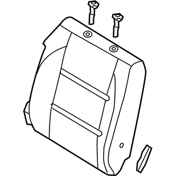 Nissan 87650-ZH170 Back Assy-Front Seat