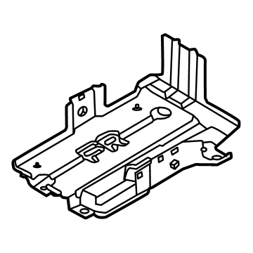 Nissan 64860-6SA0B BRACKET ASSY-BATTERY MOUNTING