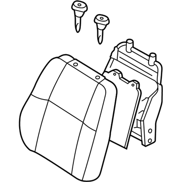 Nissan 87600-2W700 Back Assy-Front Seat