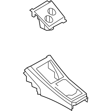 Nissan 96910-EL00B Console Box-Floor