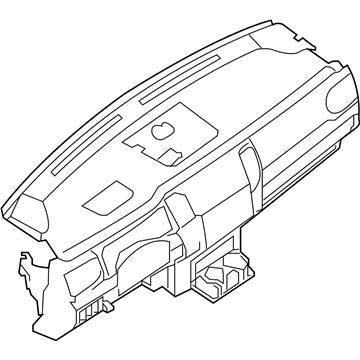 Nissan 68200-EZ30A Panel & Pad Assy-Instrument