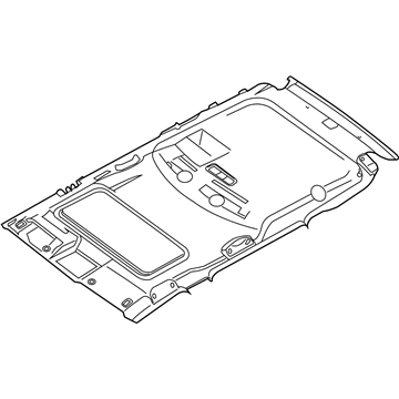 Nissan 739B0-ZG02C Module Assembly-Roof Trim