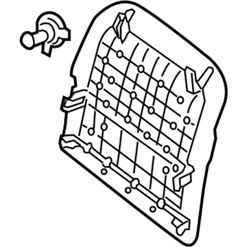 Nissan 87640-9HS0A Board Assy-Front Seat Back