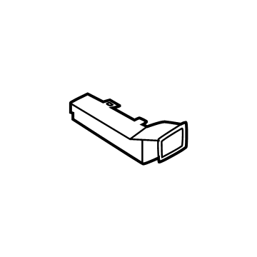 Nissan 27932-5MP0A DUCT-FLOOR,REAR RH