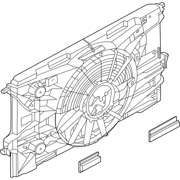 Nissan ARIYA Radiator fan - 21481-5MP0A