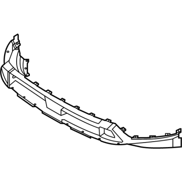 Nissan 62259-6TA1A FINISHER-FRONT BUMPER,OUTER