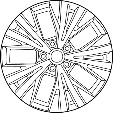 Nissan 40300-6RR3B Wheel Assy-Disc