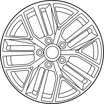 Nissan 40300-6RR2A ALUMINUM WHEEL