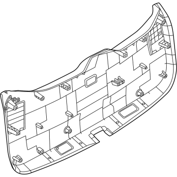 Nissan 90901-6TA0A Finisher-Back Door,Lower