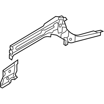 Nissan 75131-3NA0A Plate-Closing,Front Side Member LH