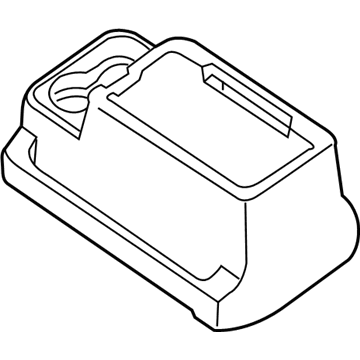 Nissan 96956-ZQ00A Console Assy-Rear Upper