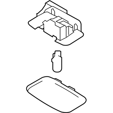 Nissan 26420-4U000 Lamp Assembly-Door Step