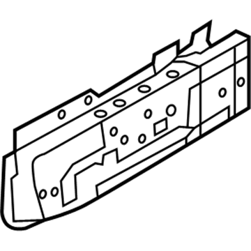 Nissan 764A7-1GR0A Reinforce Assy-Sill Outer,Front LH