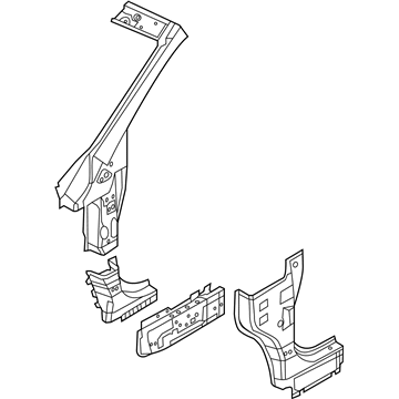 Nissan 76211-1GR0A Pillar-Front,Outer Upper LH