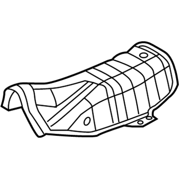 Nissan 74751-1HL1A INSULATOR-Heat,Front Floor