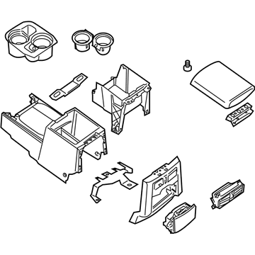 Nissan 96910-EA112 Console Box-Floor