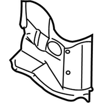 Nissan 48649-2Y000 INSULATOR-Heat,Power Steering