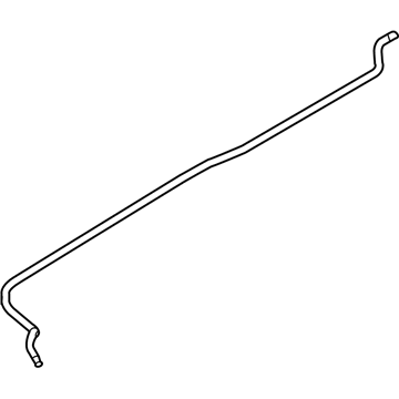 Nissan 92430-5Z000 Hose Assy-Rear Heater,Outlet