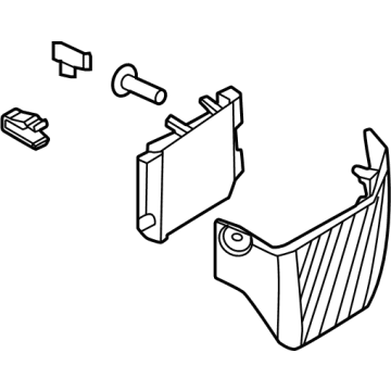 Nissan 68920-5MP0A COVER-INSTRUMENT LOWER