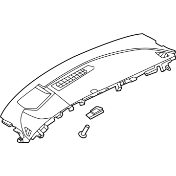 Nissan 68310-5MP0A GARNISH ASSY-INSTRUMENT