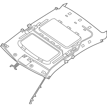 Nissan 73910-4RB0A Cloth Assy-Headlining