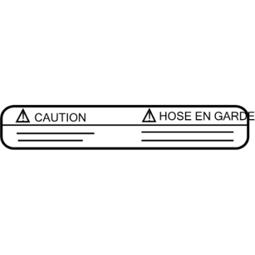 Nissan 99053-6SA1A Label-Caution,Oil