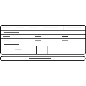 Nissan 14805-1A50B LABEL-EMISSION CONTROL INFORMATION